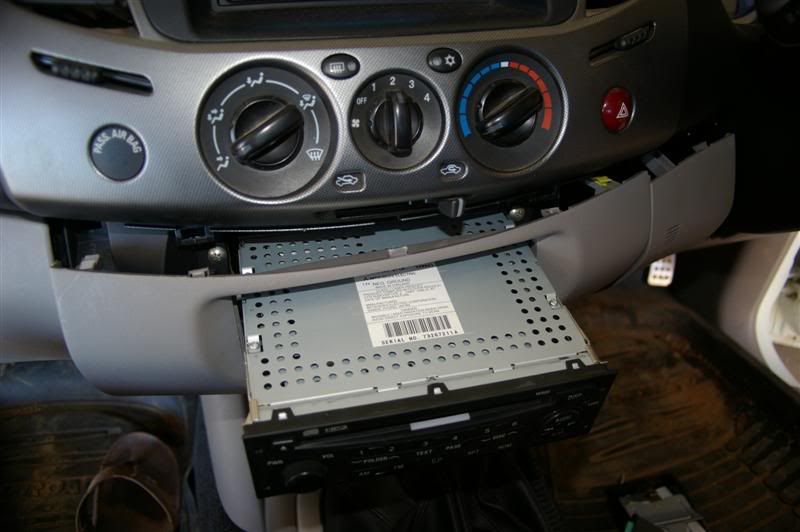 Triton Radio Aux cable installation